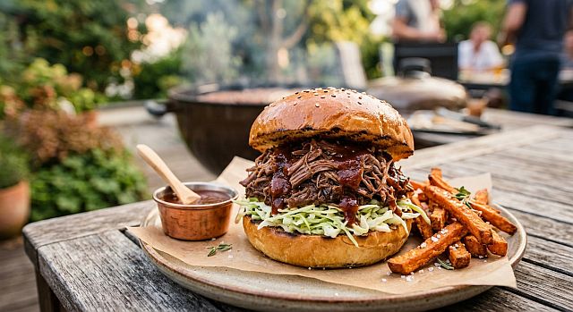 Pulled Beef Burger