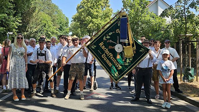 Volksfestumzug Aufstellung